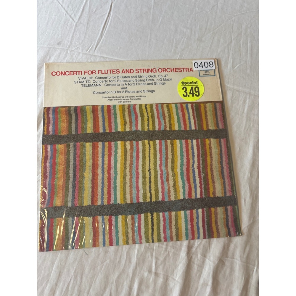 Summit Concerti for Flutes and String Orchestra LP Vivaldi Stamitz Good SUM 5074